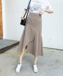 スカート | フレア ロング春物 レディース 春夏 スカート黒 ボトムス 春夏秋 新作 カジュアル 通勤通学 チェック柄 Aライン着やせ 20代30代40代