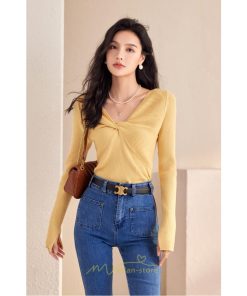 シャツ・ブラウス | ニットシャツ 長袖 ゆったり シャツ ブラウス トップス 体型カバー レディース 春秋 シンプル 秋 冬 あったか キレイめ オシャレ カジュアル 通学 着痩せ 通勤