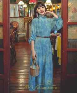 マキシ | ワンピース 大人ワンピース ロングワンピース マキシワンピース レディース 長袖 ゆったり 上品 体型カバー エレガント 結婚式 二次会 ドレス フランス風