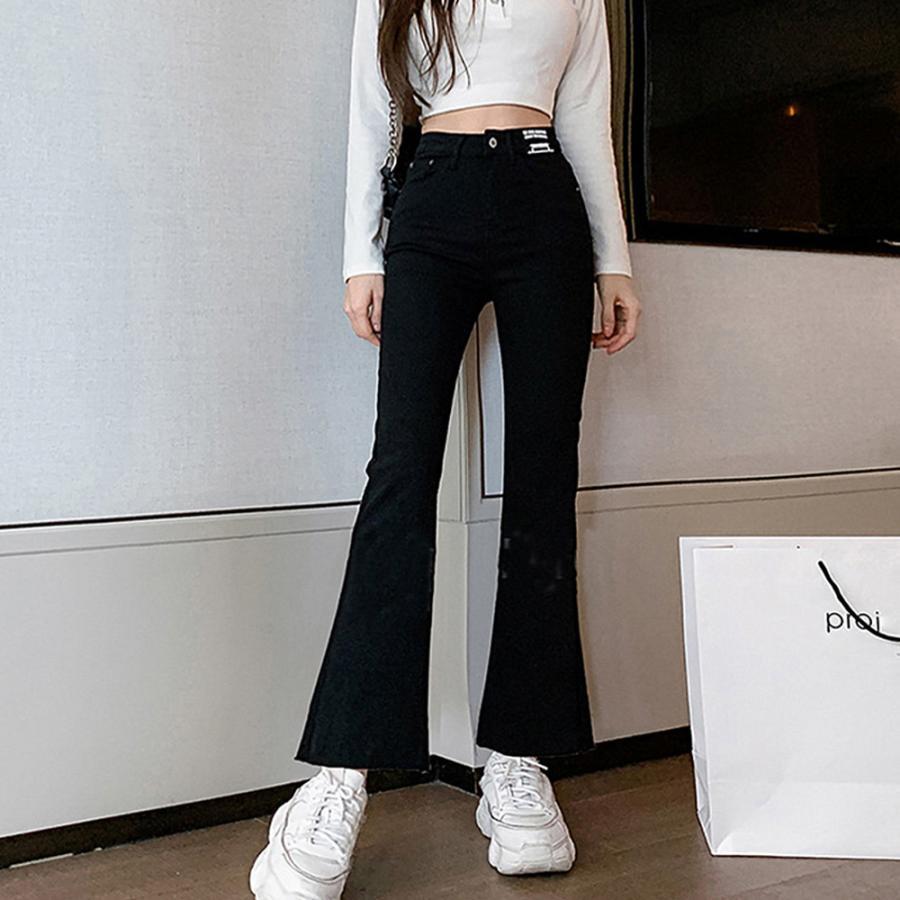 デニム | ハイウエスト フレアパンツ