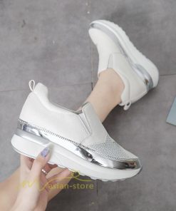 スニーカー | スリッポン レディース おしゃれ 紐なし インソール スリッポン大人カジュアル 厚底スリッポン ローカットスニーカーレディース 厚底スニーカー