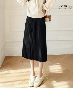 スカート | フレア レディース 40代 きれいめ おしゃれ 着痩せ 秋 冬 ボトムス ロング プリーツ20代 スリット Aラインゆったり 50代 30代