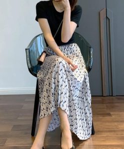 フレアスカート | 葉柄 レディース レトロ
