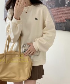 パーカー | トレーナー 長袖 刺繍 レディース スウェット 長袖トレーナー シンプル 20代 30代 フリーサイズ 7色 カジュアル ゆったり コーデ 秋冬 大人 50代 40代