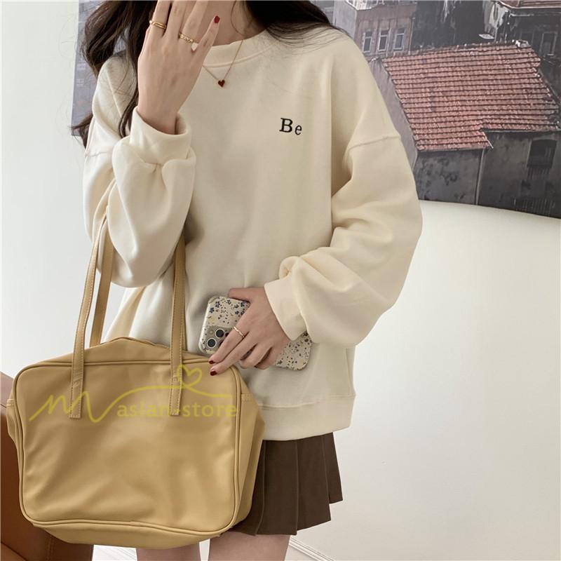 パーカー | トレーナー 長袖 刺繍 レディース スウェット 長袖トレーナー シンプル 20代 30代 フリーサイズ 7色 カジュアル ゆったり コーデ 秋冬 大人 50代 40代