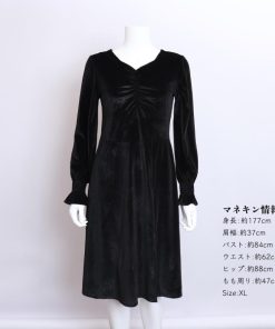 ワンピース | ベロアスプリット レディース