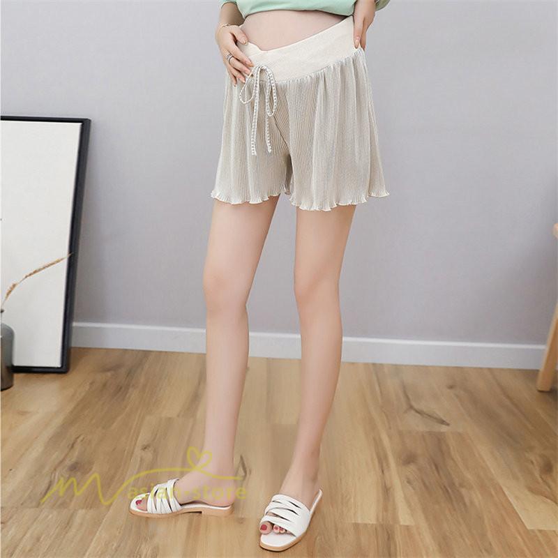 ショートパンツ | マタニティウェア パンツ マタニティパンツ サマーパンツ 夏 部屋着 カジュアル レディース ゆったり ウエスト調整 妊婦 マタニティ おしゃれ 大きいサイズ