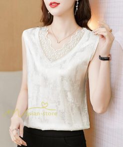 キャミソール タンクトップ | タンクトップ キャミソール レディース 夏 春 20代 30代 40代 ノースリーブ Ｖネック Ｖネックタンク レース付き 母 快適 インナー カシュクール カジュアル