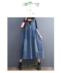 オーバーオール サロペット | オーバーオール デニムサロペットスカート ロングスカート ジャンパースカート デニムスカート レディース ポケット 大人 無地 20代30代 キュート 40代