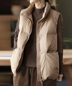 ベスト | フェイクダウンレディース 韓国風