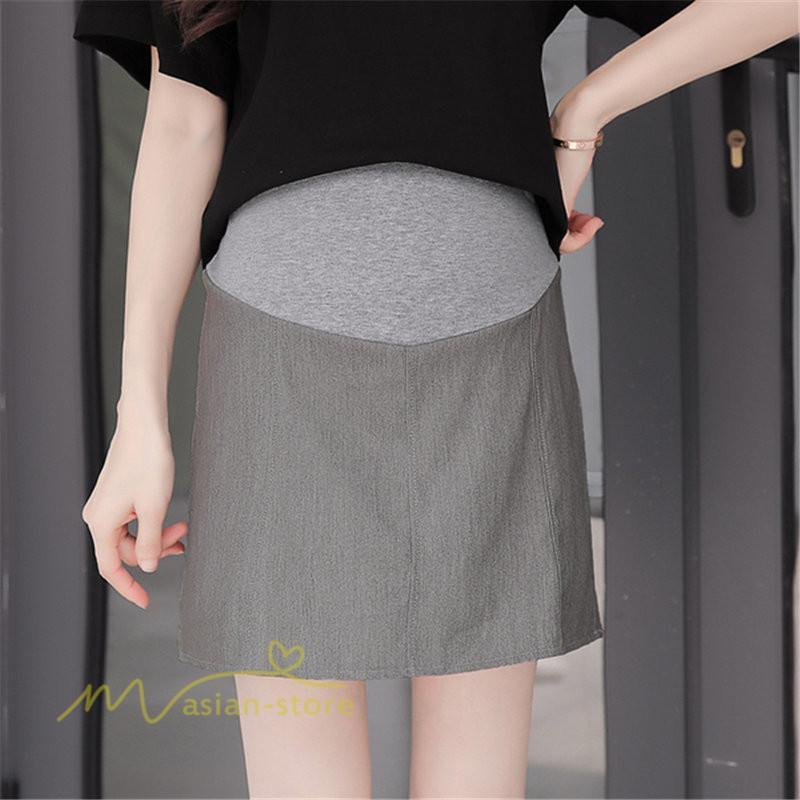 スカート | ミニマタニティウェア レディース プリーツ可愛い 夏 マタニティきれいめ マタニティ おしゃれ ウエスト調整 マタニティ