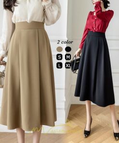 スカート | フレアレディース 秋 冬 秋冬 ミモレ丈 ロング丈 きれいめ 30代 40代 50代 着やせ 上品 脚長効果 Aライン 知的 通勤OL オシャレ