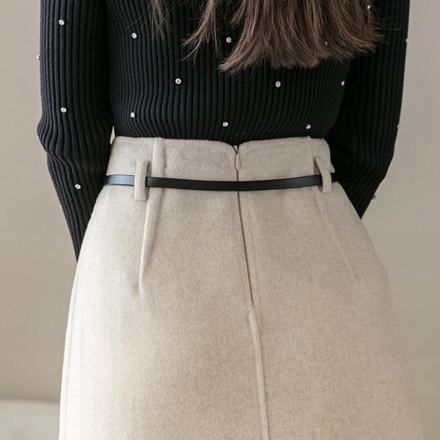 タイトスカート | ウールライク 韓国 秋冬