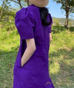 マキシ | ワンピース 半袖 レディース 夏服 ロングワンピース フレアワンピース ギャザー 無地 可愛い 大人 ワンピ 海 50代60代 お出かけ サマー 20代30代40代