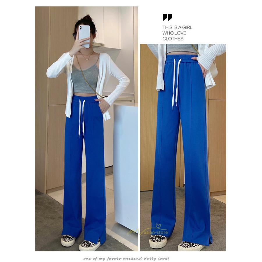 ワイドパンツ | ロングパンツ リラックス ガウチョパンツ レディース ボトムス ストレート シンプル カジュアル 着痩せ 春夏 長ズボン 新作 ゆったり 20代30代40代