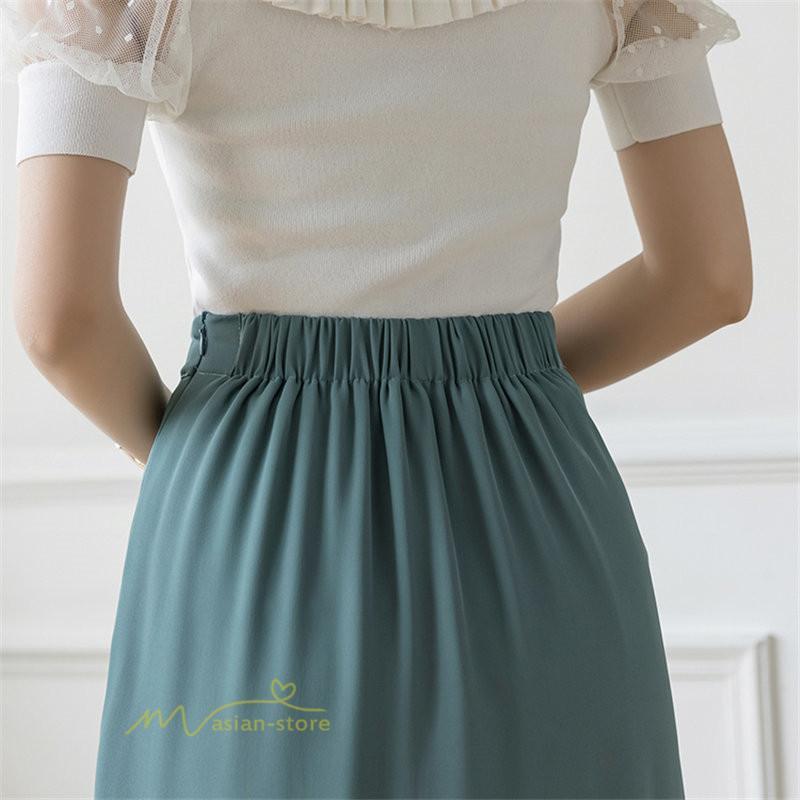 スカート | マーメイドボトムス レディース きれいめ 春 夏 無地 オフィス おしゃれ ミモレ丈 フォーマル 通勤 韓国風 ハイウエスト スリット エレガント 40代