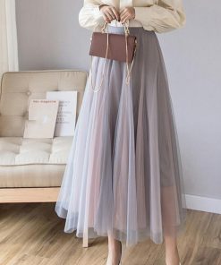 ロングスカート | チュールスカート ロング ふんわり 夏
