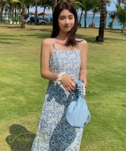 マキシ | サマーワンピース レディース 夏 ノースリーブ ワンピース 新作 きれいめ 着痩せ 可愛い 韓国風 旅行 花柄 裾口スリット 大人 30代 サマー 20代 お出かけ 40代