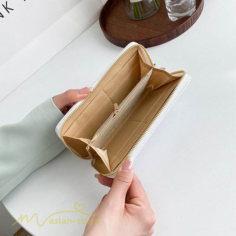 さいふ バッグ | レディース 長財布 レディース ウォレット 財布 さいふ 大容量 シンプル 緑 黒 白 プレゼント ロングウォレット 人気 使いやすい 20代 札入れ 40代 30代