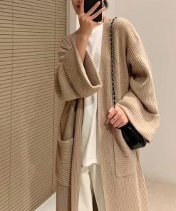 カーディガン | ロング ニットレディース