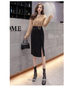 スカート | レディース 40代 50代 60代 ファッション おしゃれ 女性 上品 スリット ラシャ あったか 30代 40代 レディース 50代 60代 秋 着痩せ 冬