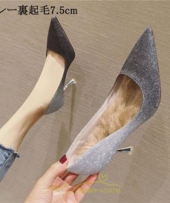 パンプス | レディース 美脚ハイヒール ピンヒール スエード フォーマル パーティー 痛くない 結婚式 二次会 女性 通勤用 7.5cm プレゼント 仕事