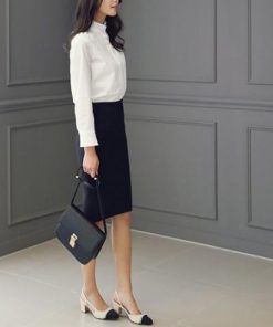 在庫ある | タイトスカート セクシースカート ビジネスオフィススカート フォーマル 膝丈スカート ハイウエスト スリット フェミニン 無地 レディース 通学通勤 OL