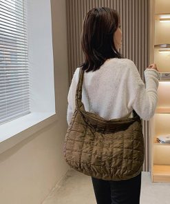 トートバッグ | キルトショルダーバッグダウン風レディース