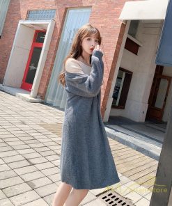 カーディガン | ニットレディース 羽織り ロング丈 パフスリーブ 秋冬 ゆったり ロングニット アウター 20代30代 膝丈 大人 ニットアウター