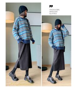 スカート | ニットマタニティウェア レディース 秋冬 コーデ 裾口スリット 妊婦服 産前産後 ハイウエスト マタニティスカート 大きいサイズ ゆったり ウエスト調整