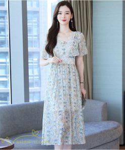 ミディアム | Aラインワンピース レディース 着痩せ ワンピース 花柄 エレガント おしゃれ 大きいサイズ 夏新作 サマーワンピース 上品 40代 20代 カジュアル 30代 日常感