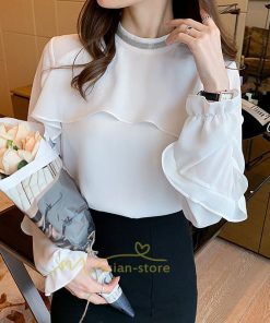 シャツ・ブラウス | ハイネック カフス オフィスカジュアル オケージョン シンプル レディース 春 韓国 ファッション 立ち襟 カジュアル エレガント 通勤OL 優雅 オシャレ 上品 細身