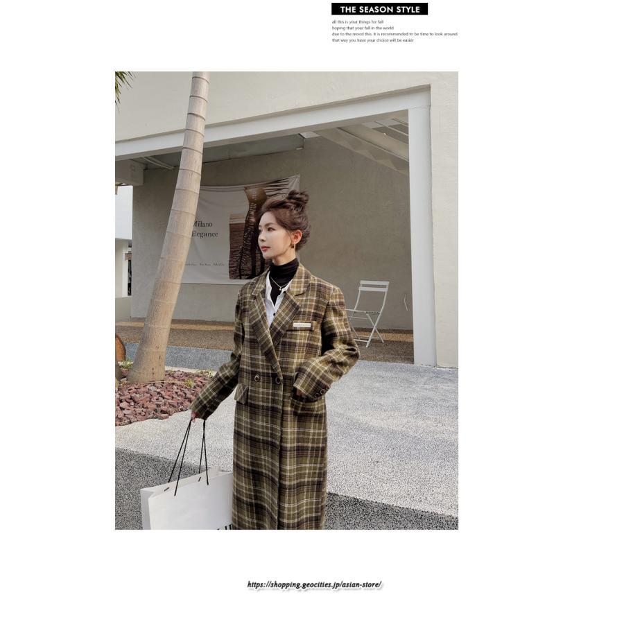 コート・ジャケット | コート レディース アウター チェスターコート ロング丈 ジャケット ロングジャケットコート 2022新作 チェック柄 厚手 ラシャ カジュアル