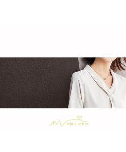 シャツ・ブラウス | ブラウス レディース 長袖 秋冬 オフィス フォーマル スーツ インナー 白 シフォン 大きいサイズ ビジネス 20代 通勤 40代 体型カバー 30代 秋服