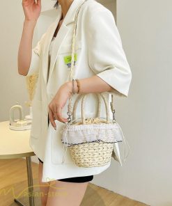 女性用バッグ | カゴバッグ おしゃれ かごバック レディース バッグ 夏 旅行バッグ リゾート サマー 夏 肩掛け フォーマル お出かけ アウトドア お買い物 大学生