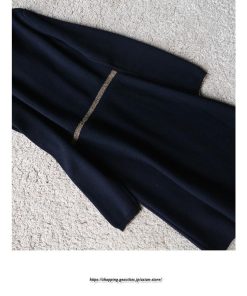 ミディアム | ニットワンピース レディース 40代 ワンピース 秋冬 長袖ワンピース 膝丈ワンピース ニットAラインスカート ロング丈 オシャレ通勤 30代50代 韓国風 大人上品