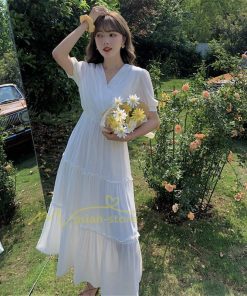 マキシ | ワンピース レディース 夏 40代 きれいめ 膝丈ワンピース 半袖 シフォンワンピ フリル ロング丈ワンピ オシャレ 着痩せ カジュアル 上品 上品 エレガント 新作