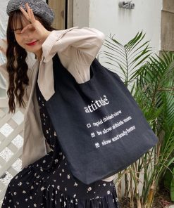 トートバッグ | ロゴキャンバスバッグ ホワイト 布 帆布 可愛い レディースa4キャンバス大容量 軽量 エコバッグ