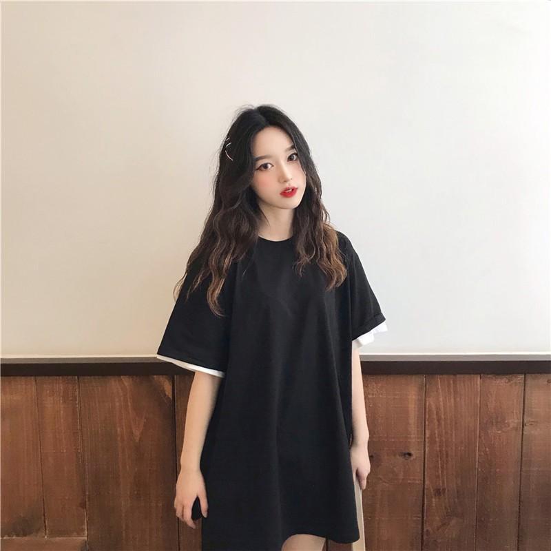 tシャツ・カットソー | Tシャツ 半袖 レディース カットソー バックギャザー トップス ビッグティーシャツ 2019春夏新作 大人気 ロングティーシャツ 可愛い シンプル ゆったり