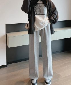 ワイドパンツ | スウエットパンツ 脚長 ストレートパンツ