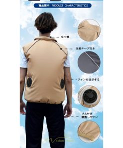 ベスト | 空調作業服 空調 扇風機 夏 ファン付き 仕事服 大風量 熱中症対策 紫外線対策 夏 2022 静音風量 エアコン服 ゴルフ 空調ウェア 農業 外仕事