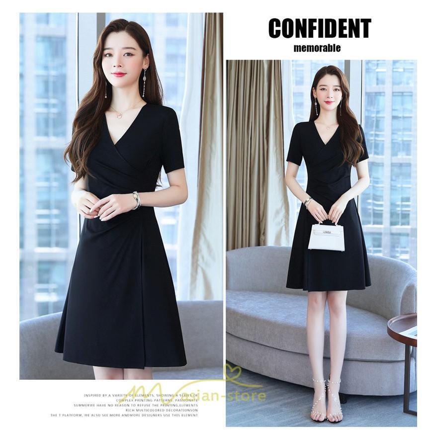 ミディアム | ワンピース レディース 着痩せ 上品 半袖ワンピース 春 夏 新作 オシャレ 2022 新作 韓国風 20代 30代 お出かけ デート 通学 ゆったり 40代 通勤 エレガント
