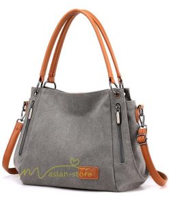女性用バッグ | トートバッグ レディース キャンバス 3way ショルダー 帆布 大容量 エコバッグ 肩掛け A4 マザーズバッグ 旅行 おしゃれ 通勤 20代30代40代 鞄 通学 大きめ