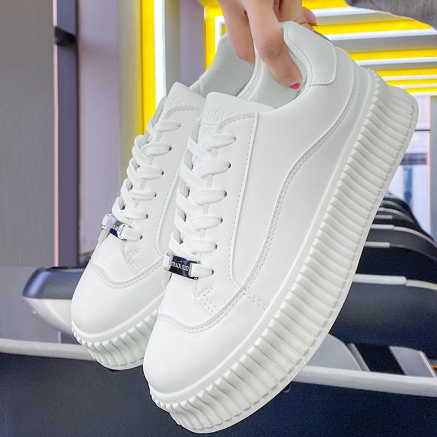 シューズ | 厚底スニーカー レディース ローカット