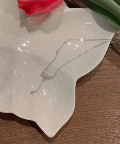 ネックレス | 蝶々チェーンネックレスレディース可愛い