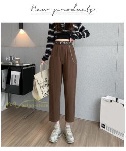 ワイドパンツ | レディース ロング丈 ストリート風 ロングパンツ シンプル 秋冬コーデ 体型カバー ウエストゴム お出かけ ポケット ハイウエスト ゆったり