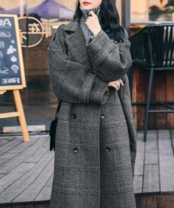 トレンチコート | チェスターコート グレンチェック 韓国