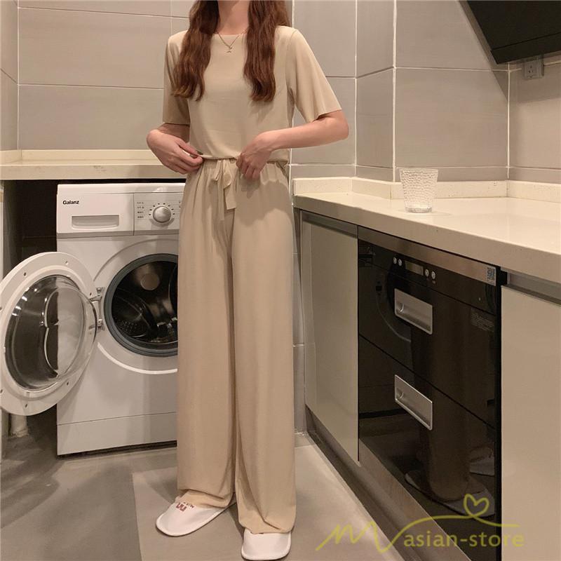 パジャマ ルームウェア | パジャマ レディース 夏 半袖 ルームウェア 涼しい 部屋着 ナイトウェア 寝間着 上下セット 薄手パジャマ 柔らかく軽い薄手の快適Tシャツパジャマ 部屋着