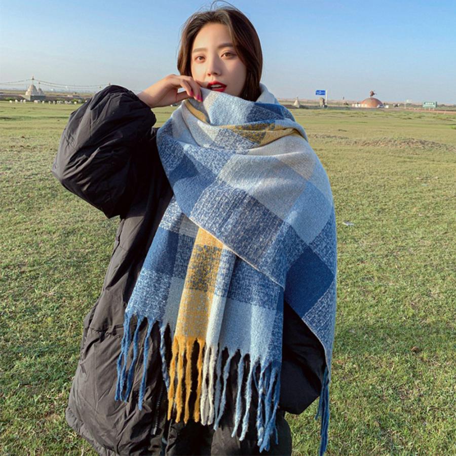 マフラー | チェック柄 ストール レディース 大判