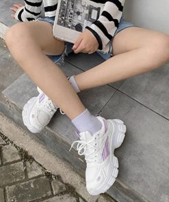 シューズ | 厚底 ダッドスニーカー レディース